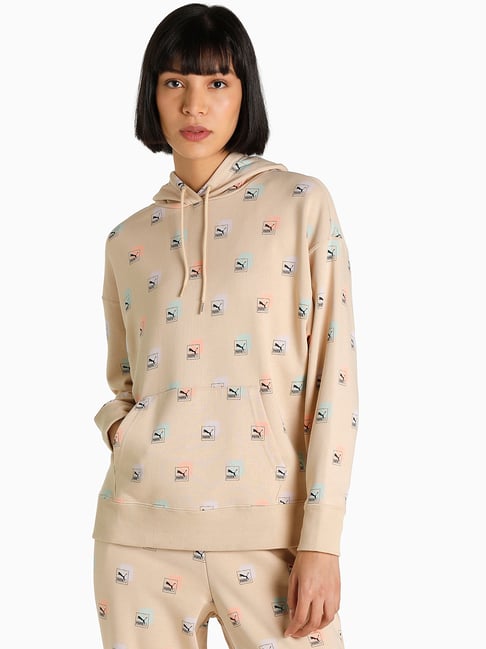 Puma Brand Love Printed Regular Fit Hoodie