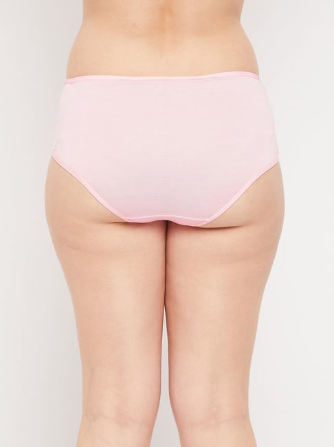 pink cotton hipster panty