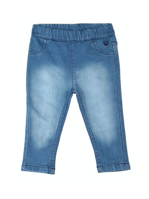 Allen Solly Junior Blue Solid Jeans