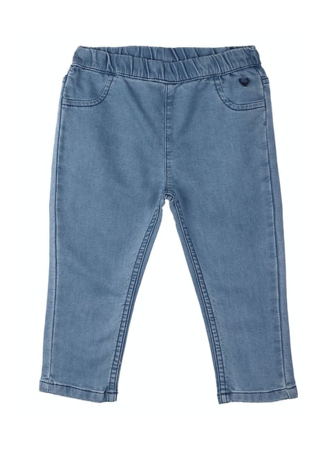 Allen Solly Junior Blue Solid Jeans