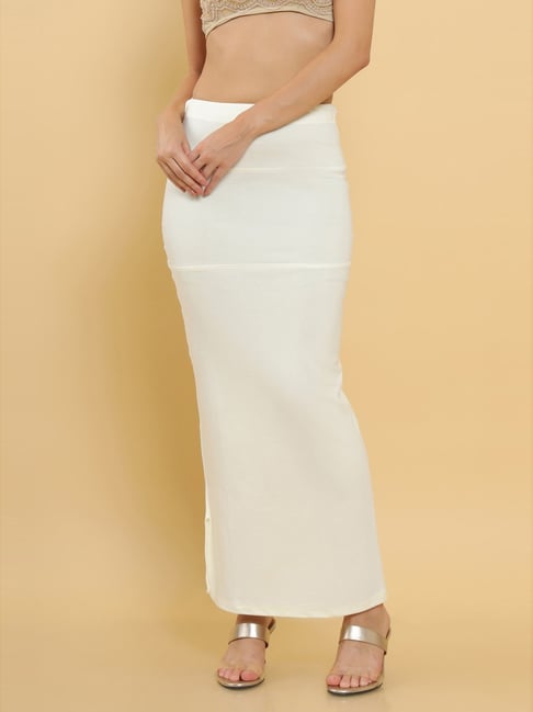 Soch White Saree Shapewear