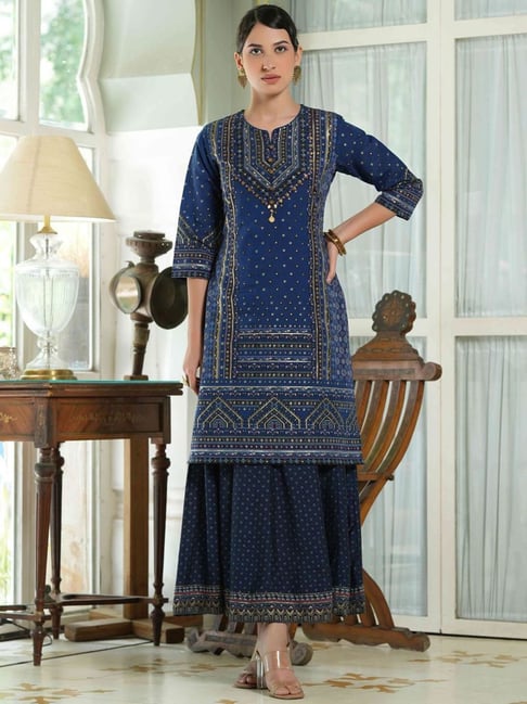Buy Indigo Blue Dresses & Gowns for Women by Indie Picks Online | Ajio.com
