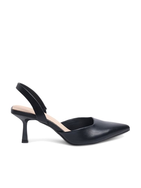 Aldo Women's Black Sling Back Stilettos