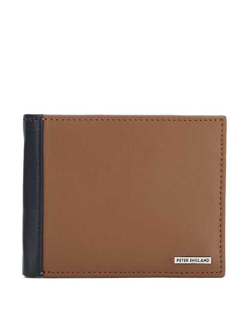 Buy Peter England Navy Brown Casual Bi Fold Wallet for Men Online At Best Price Tata CLiQ