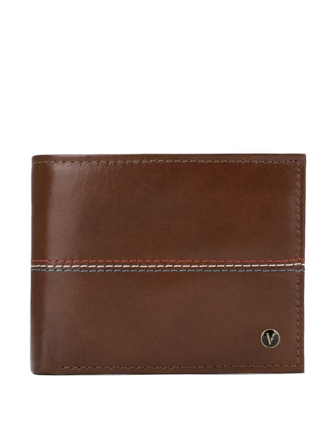 Buy Van Heusen Brown Quilted Leather Bi-Fold Wallet for Men at Best Price @  Tata CLiQ