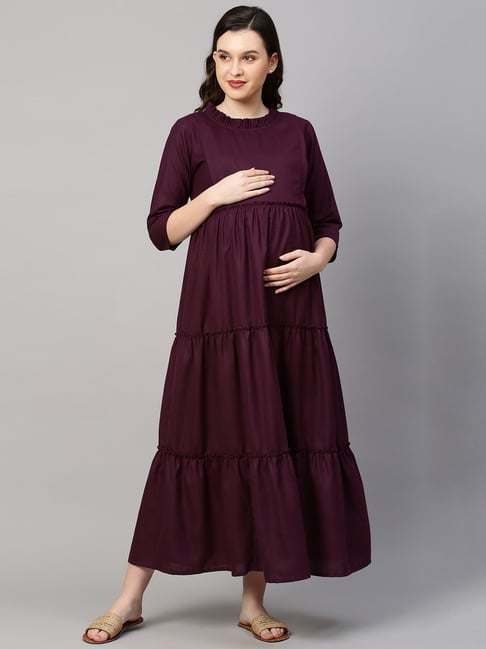 Buy xuanranMaternity Dresses Stress Gown, Sexy Pregnant Women Photography  Props Split Front Off Shoulder Dress for Pregnant Women Photos Shoot Online  at desertcartINDIA
