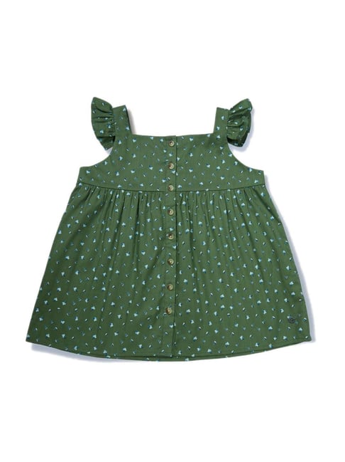 Gini & Jony Girls' Yellow Dress | Woven | Floral Print | Midi | Regular Fit  | Yellow | 24M : Amazon.in: Clothing & Accessories