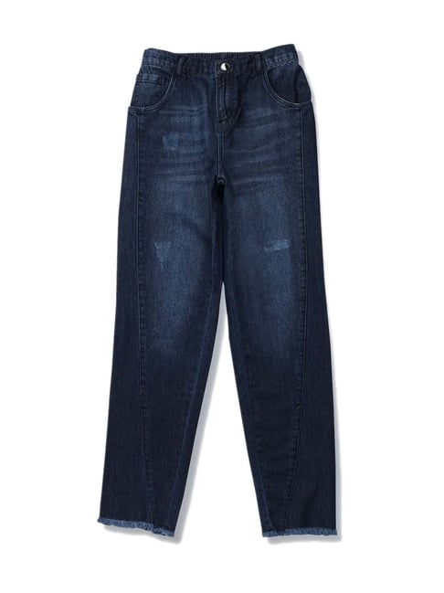 Gini & Jony Kids Navy Washed Jeans