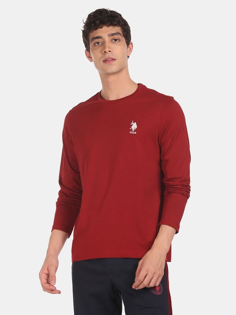 U.S. Polo Assn. Red Crew T-Shirt