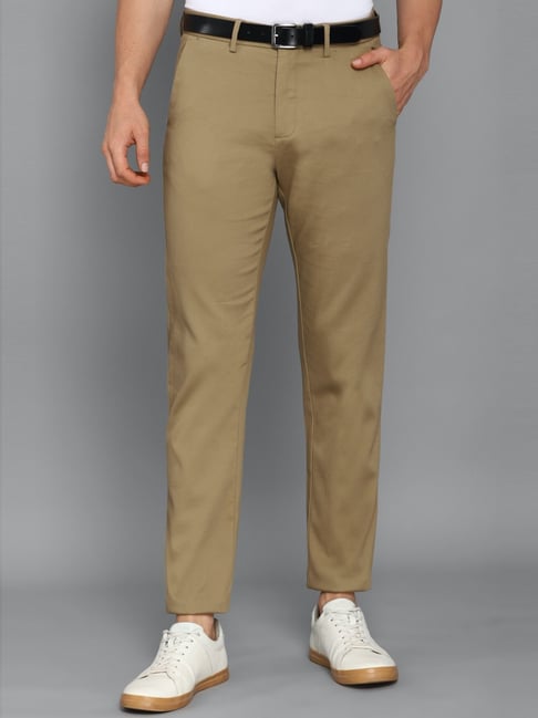 Classic Polo Casual Trousers  Buy Classic Polo Men Cotton Solid Slim Fit  Off White Colour Trouser Online  Nykaa Fashion