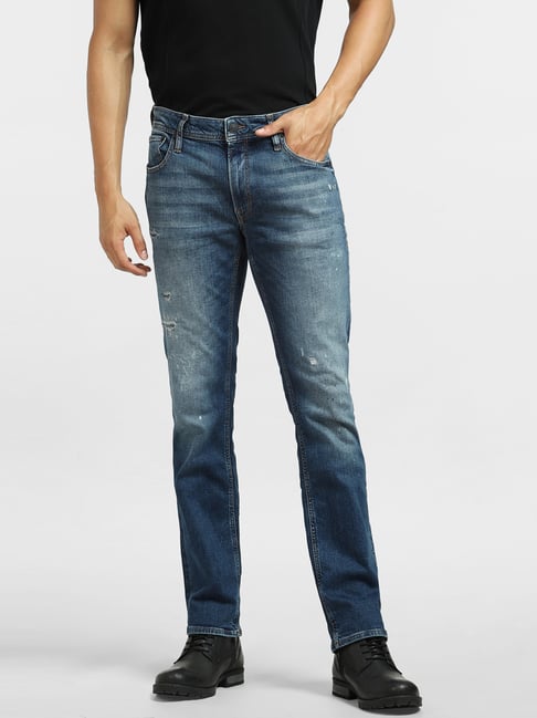 Produkt By Jack & Jones Blue Slim Fit Cargo Jeans