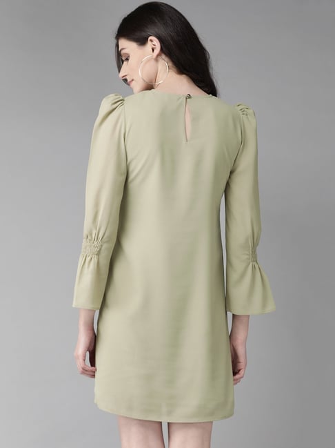 Buy MISH Light Green Shift Dress for Women s Online Tata CLiQ