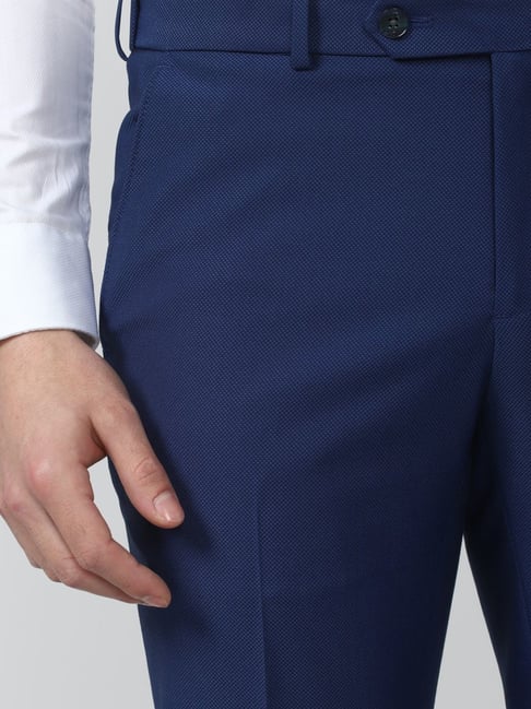 Buy Navy Blue Trousers  Pants for Men by CODE BY LIFESTYLE Online   Ajiocom