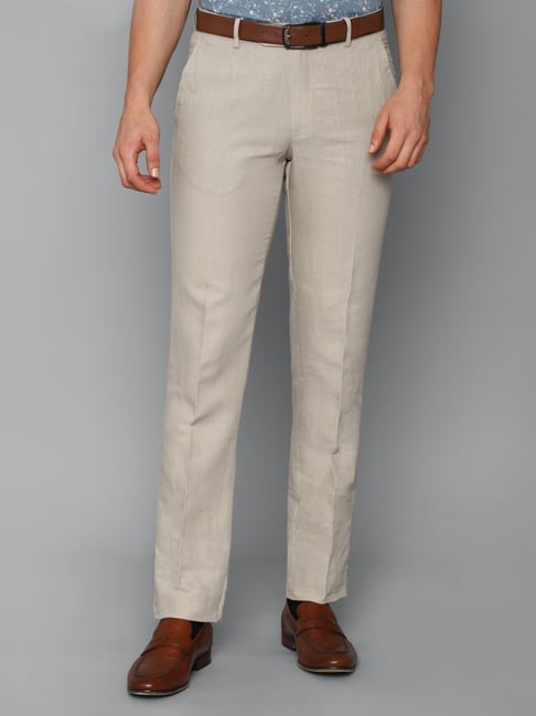 Buy Louis Philippe Grey Trousers Online - 729934 | Louis Philippe