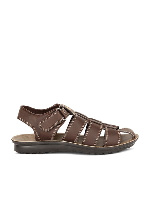 Buy Hush Puppies by Bata Men's Brown Fisherman Sandals for Men at Best  Price @ Tata CLiQ