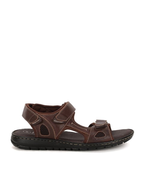 Hush Puppies by Bata Men's Brown Floater Sandals