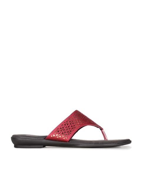 Bata Women's Red Thong Sandals