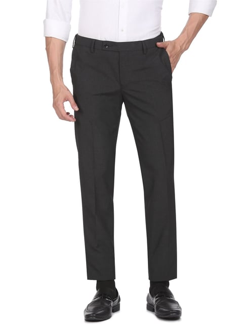 Buy Arrow Sport Men Bronson Slim Fit Low Rise Trousers - Trousers for Men  25472494 | Myntra