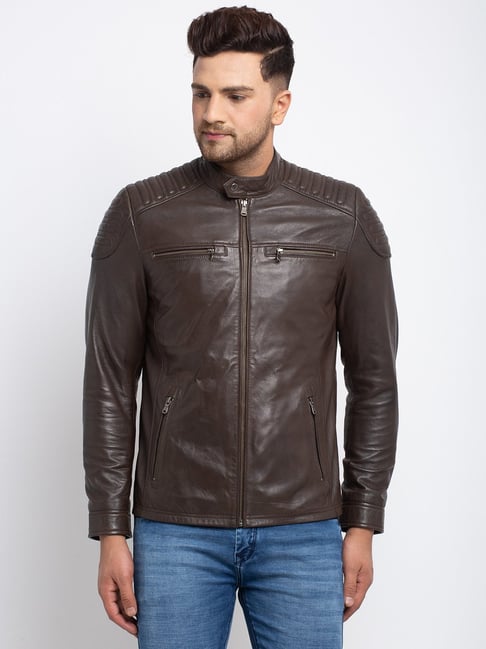 Teakwood leather store jackets