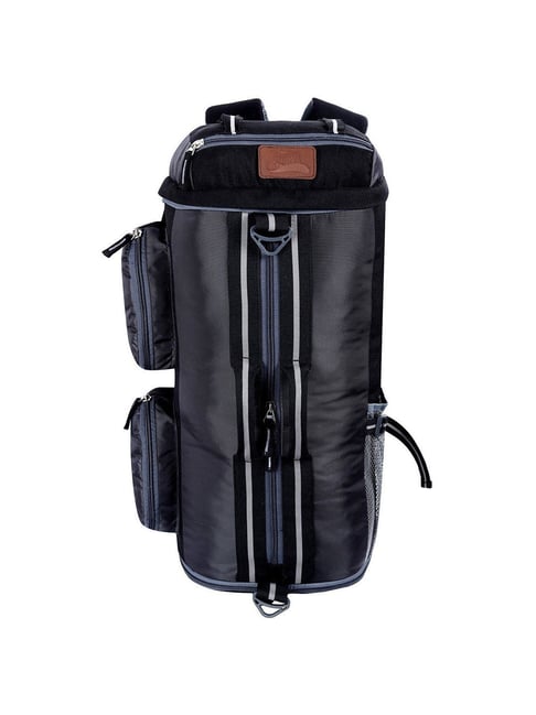 Leather World 45 Ltrs Black & Grey Medium Convertible Rucksack Backpack-picture-42