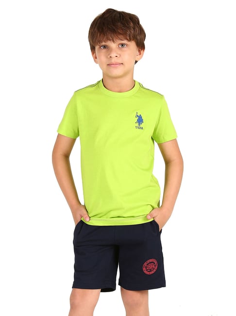 boys lime green shirt