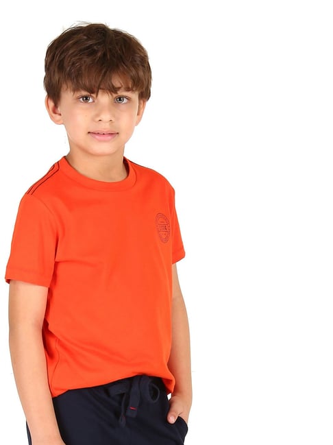 U S Polo Assn U.S. Polo Assn. Kids Orange Solid T-Shirt