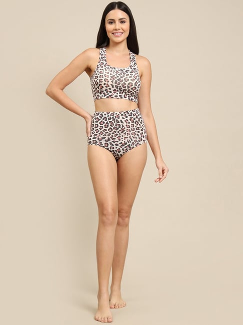 Buy Off White Printed Bikini Set for Women's Online Tata CLiQ