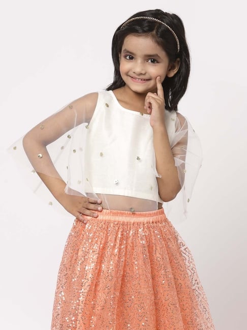 studiorasa Kids White Sequence Top-picture-12