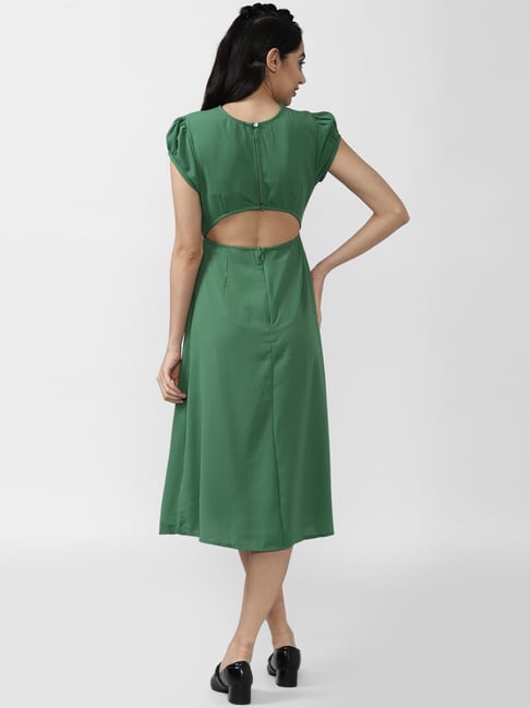 forever 21 long green dress Forever 21 Hunter Yellow Belted Surplice Maxi Dress S/M