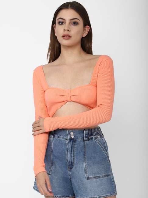 forever 21 orange top