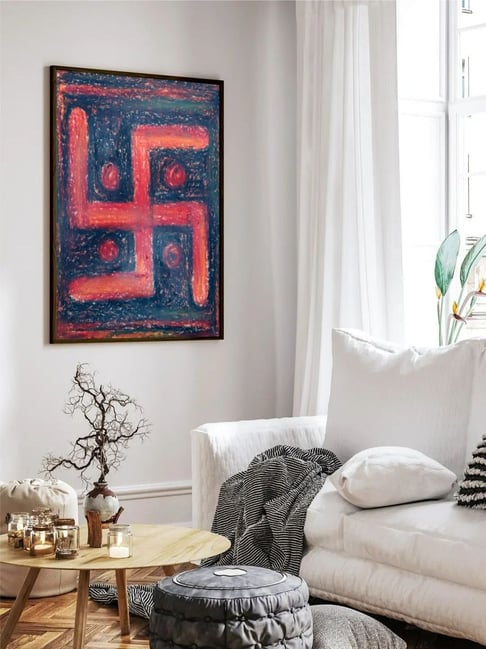 The Art House Abstract Multicolor Canvas Painting-picture-13