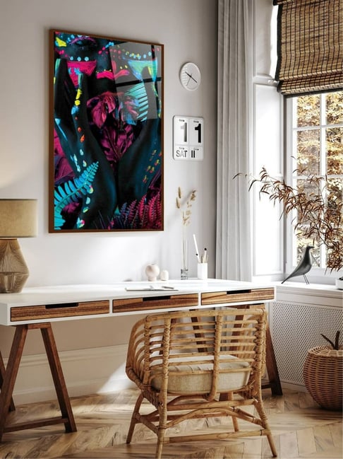 The Art House Abstract Multicolor Canvas Painting-picture-17