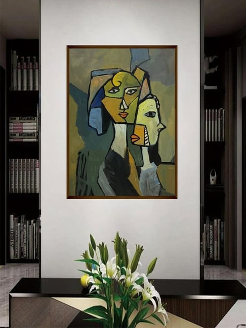 The Art House Abstract Multicolor Canvas Painting-picture-14