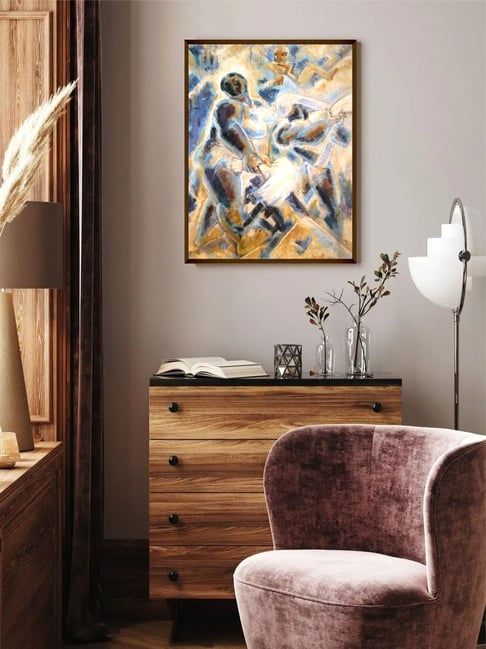 The Art House Abstract Multicolor Canvas Painting-picture-39