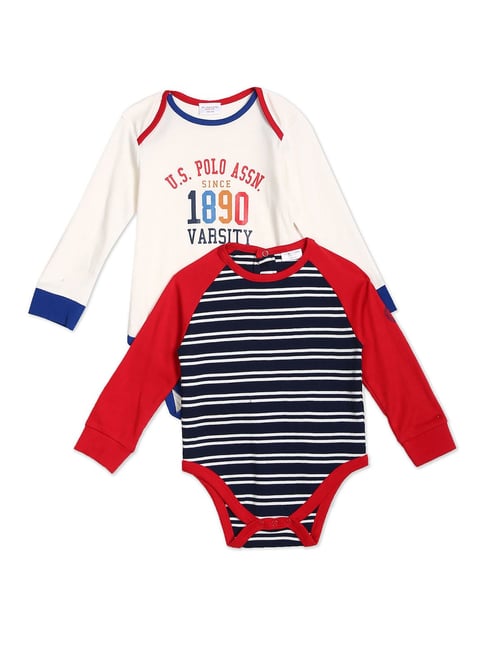 Buy Polo Kids Bodysuit (Pack of 2) for Infants Boys