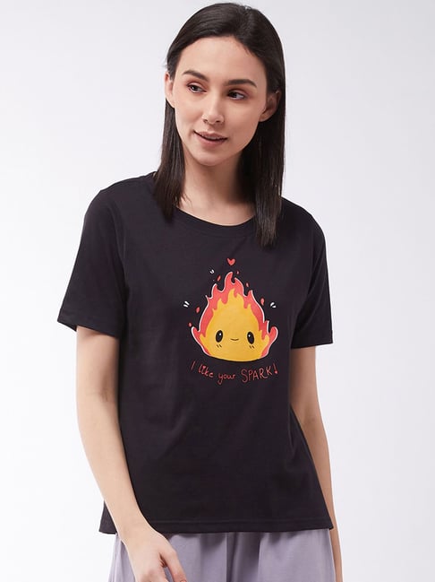 Miss Chase Black Cotton T-shirt-picture-23