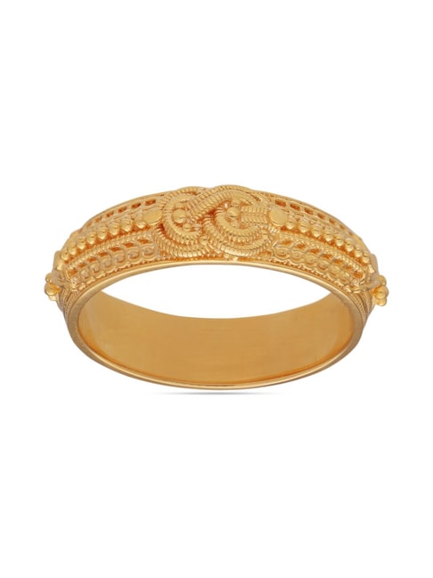 Buy CKC 22k Religious Pavithram Yellow Gold Unisex Ring Online At Best ...