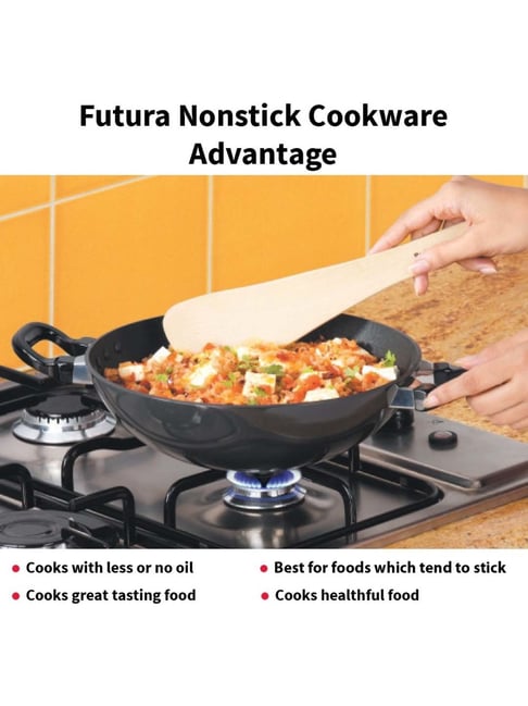 Buy Hawkins Futura Black Hard Anodised Flat Tava - Set of 1 at Best Price @  Tata CLiQ