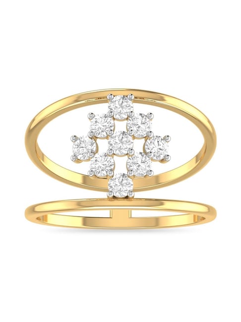 Buy PC Jeweller 18k Gold Diamond The Indrayani Ring for Women