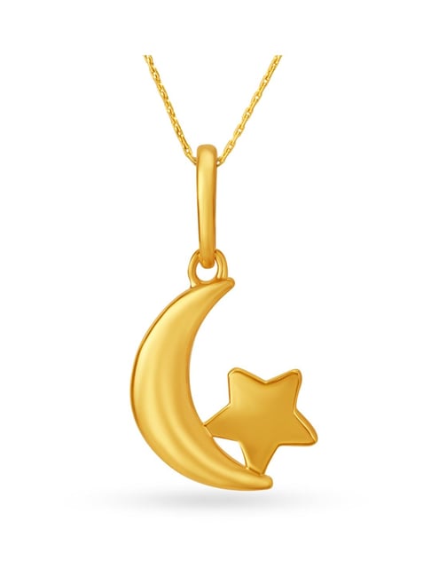 Crescent Moon and Star Necklace with Cubic Zirconia – Rose Gold by Kilkenny  Silver (L3192RG) - Duiske Glass Gift Shop