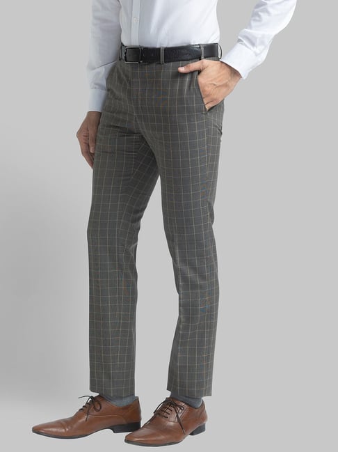 Buy Next Look Men Brown Slim Fit Self Design Formal Trousers  Trousers for  Men 7741213  Myntra