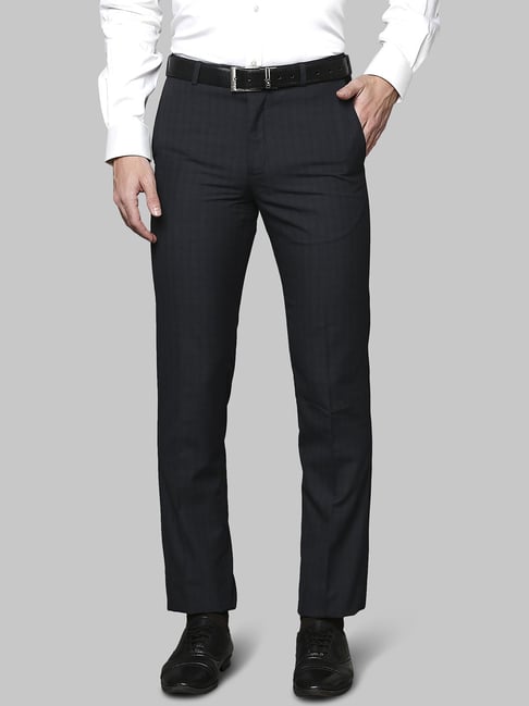 Buy Raymond Dark Green Cotton Contemporary Fit Trousers for Men Online @  Tata CLiQ