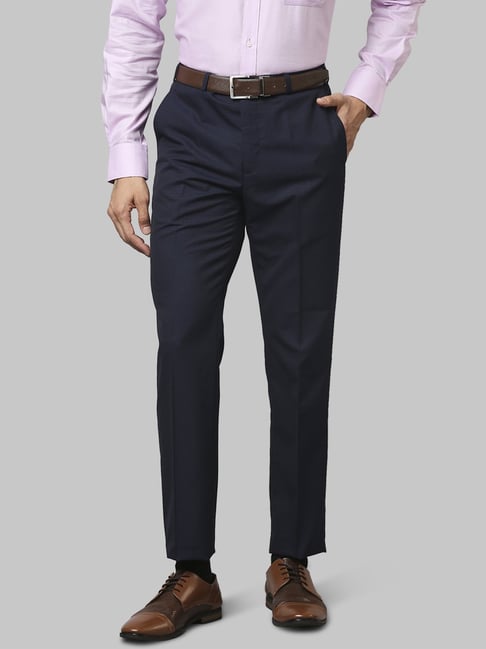 Buy Gray Slim Fit Formal Trousers online  Looksgudin