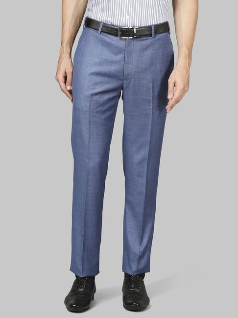 Buy RAYMOND Medium Blue Slim Fit Trouser [RMTS02919-B586F076] 32 Online -  Best Price RAYMOND Medium Blue Slim Fit Trouser [RMTS02919-B586F076] 32 -  Justdial Shop Online.