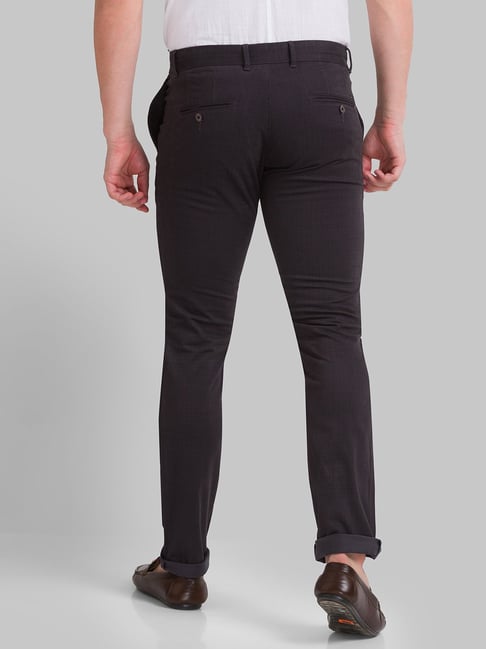 Parx Teal Tapered Fit Trousers