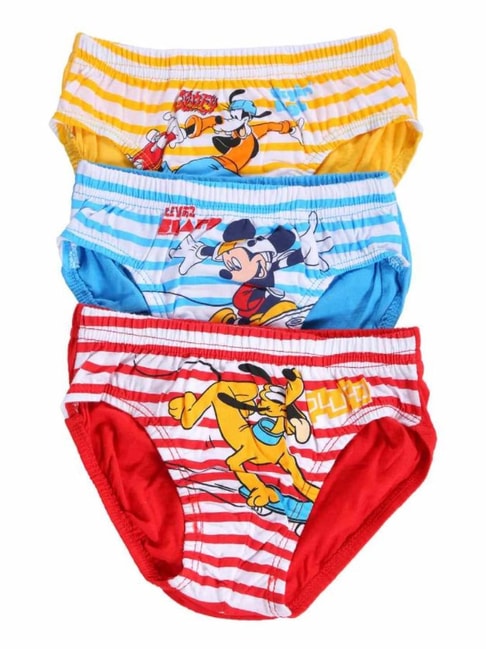 Bodycare Kids Assorted Mickey & Friends Printed Brief (Pack Of 3)