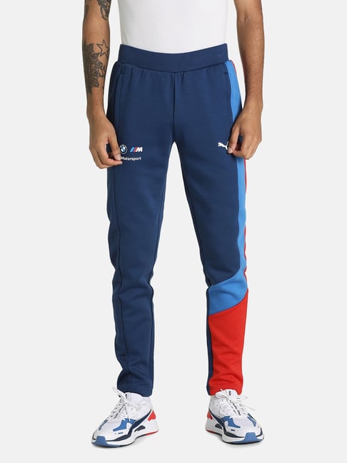 Buy Navy Blue Track Pants for Men by Blue Saint Online | Ajio.com