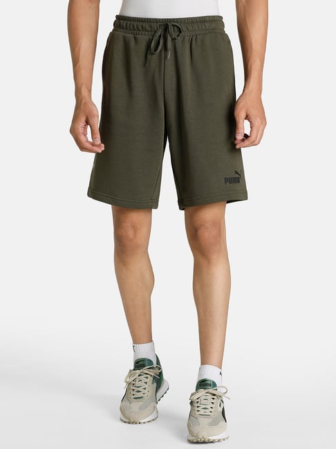 Puma Green Regular Fit Shorts