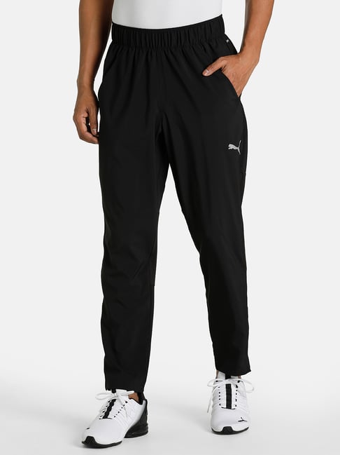 Puma Performance Running Black Slim Fit Trackpants