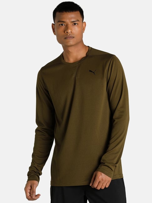 Puma Studio Olive Round Neck T-Shirt